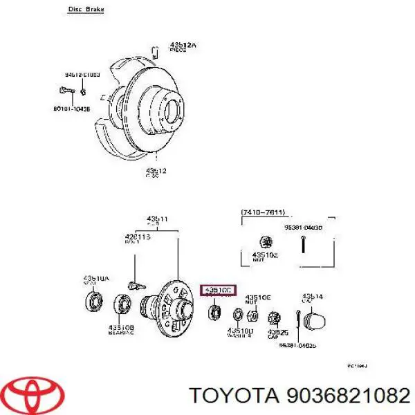 LM12749 Koyo Rolamento externo de cubo dianteiro