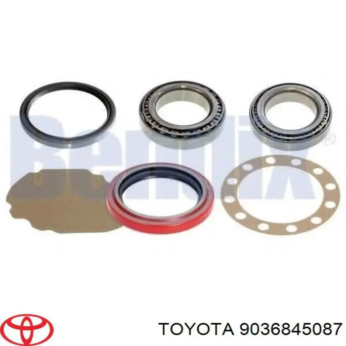Rolamento externo de cubo dianteiro Toyota 9036845087 preço, a partir de 9,33 USD