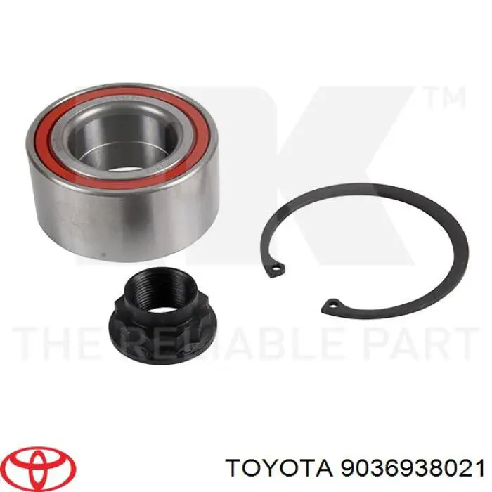 9036938021 Toyota Rolamento de cubo dianteiro