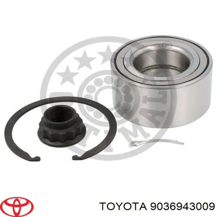 Compre 9036943009 Toyota Rolamento de cubo dianteiro