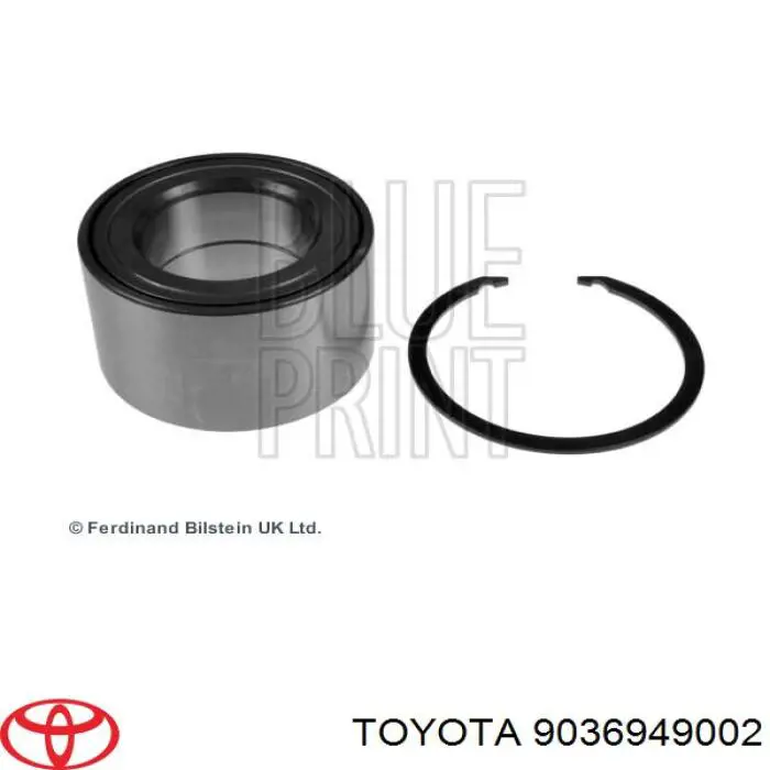 Rolamento de cubo traseiro Toyota 9036949002 preço, a partir de 45,96 USD