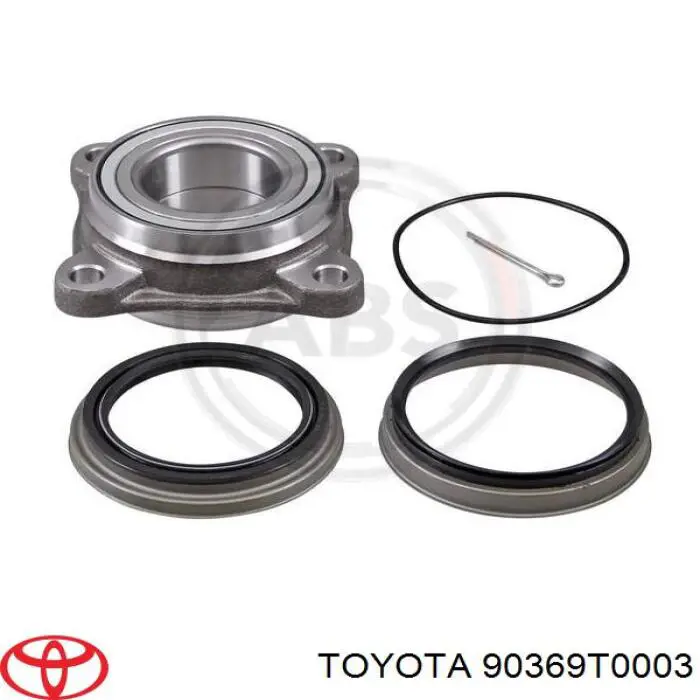 Rolamento de cubo dianteiro Toyota 90369T0003 preço, a partir de 117,51 USD