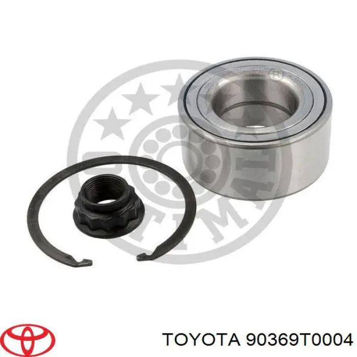 Rolamento de cubo dianteiro Toyota 90369T0004 preço, a partir de 106,90 USD