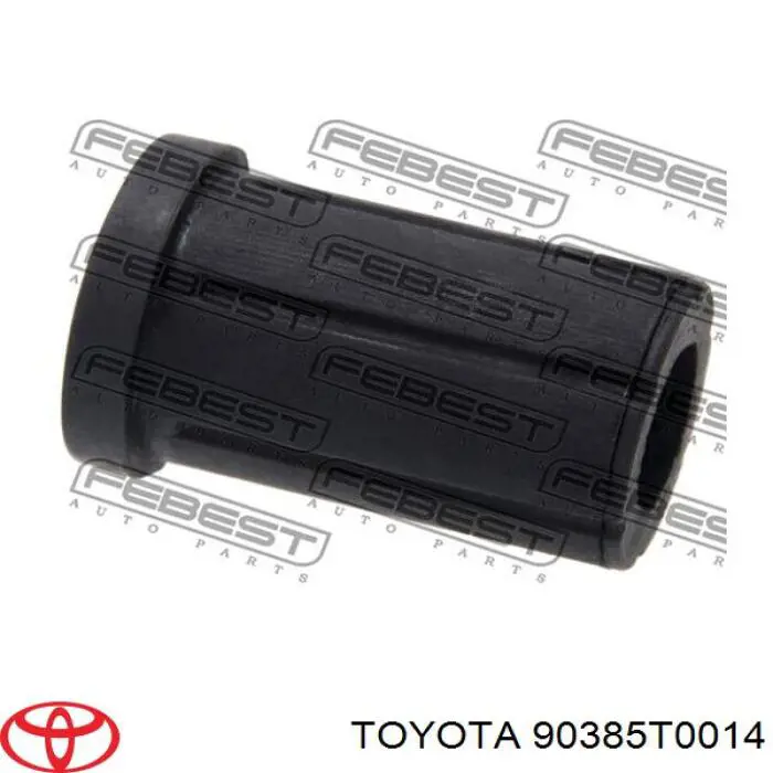 Bloco silencioso de argola da suspensão de lâminas Toyota 90385T0014 preço, a partir de 5,34 USD