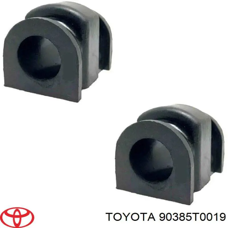 90385T0019 Toyota Bloco silencioso de amortecedor traseiro