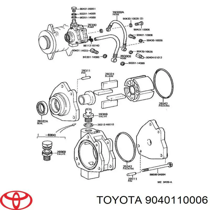 9040110006 Toyota 