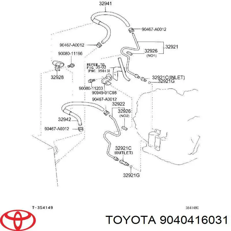  Toyota 9040416031 preço, a partir de 15,04 USD