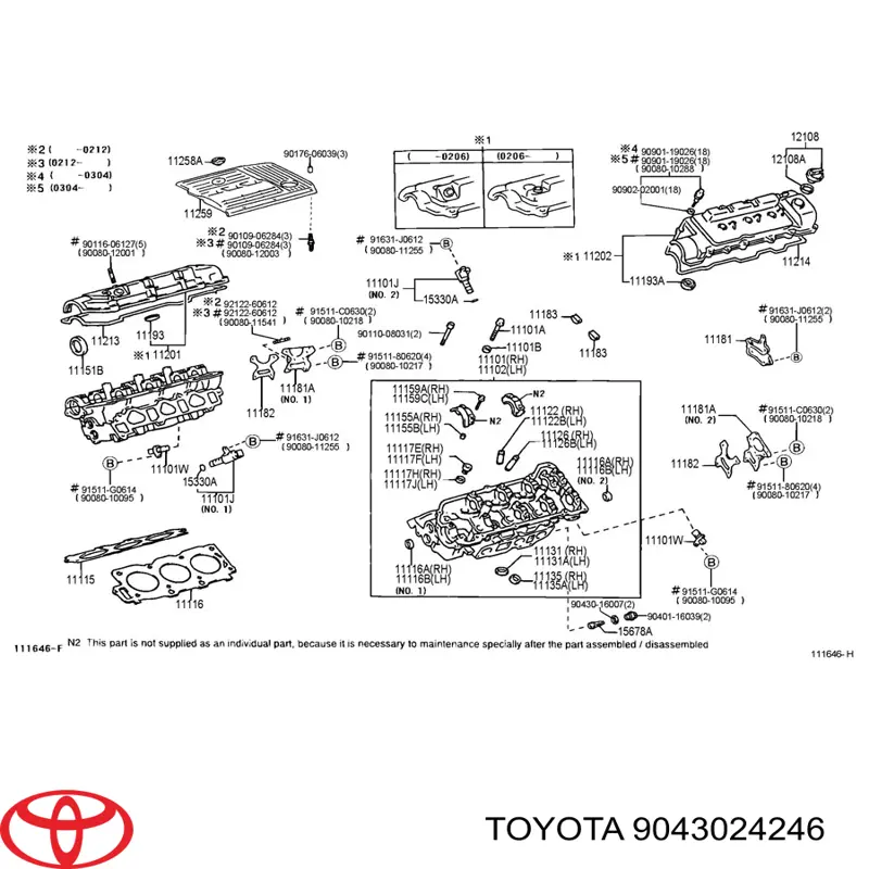  Toyota 9043024246 preço, a partir de 2,53 USD