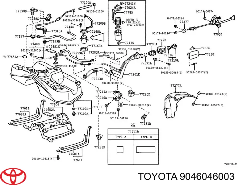 Toyota 9046046003 preço, a partir de 6,32 USD