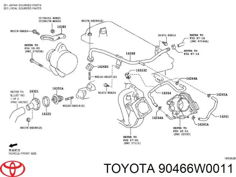 90466W0011 Toyota 