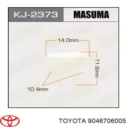 9046706005 Toyota 