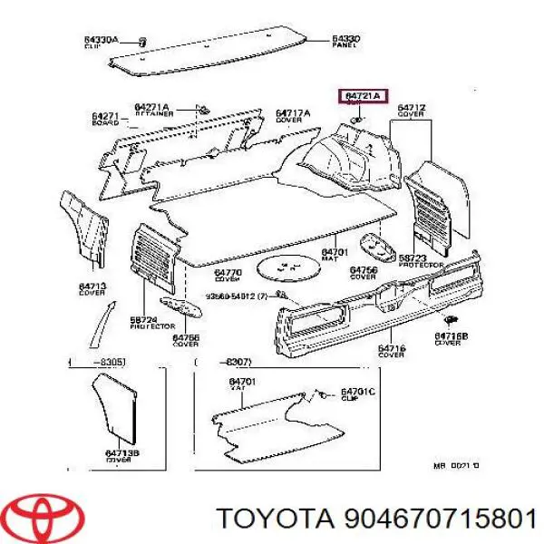  Toyota 904670715801 preço, a partir de 2,68 USD