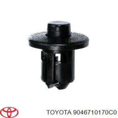 Cápsula (prendedor) de fixação do forro do pára-choque do pára-lama dianteiro Toyota 9046710170C0 preço, a partir de 1,94 USD