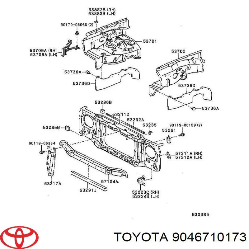  Toyota 9046710173 preço, a partir de 3,08 USD
