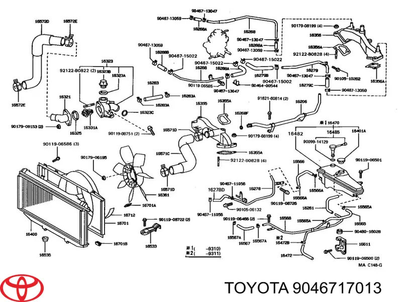 9046717013 Toyota 