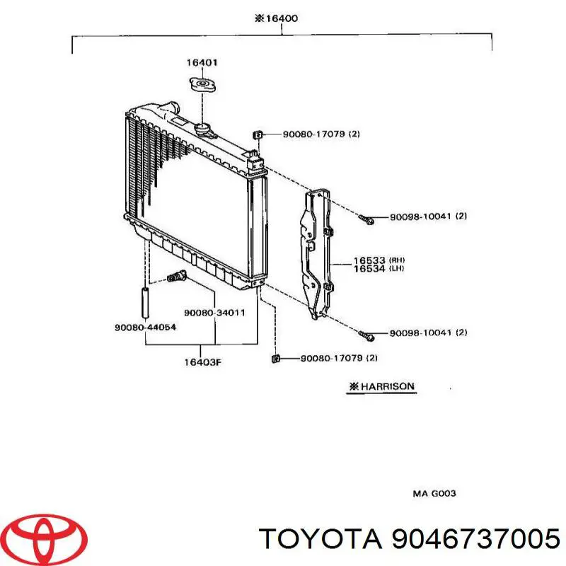 Braçadeira do tanque de expansão Toyota 9046737005 preço, a partir de 8,13 USD