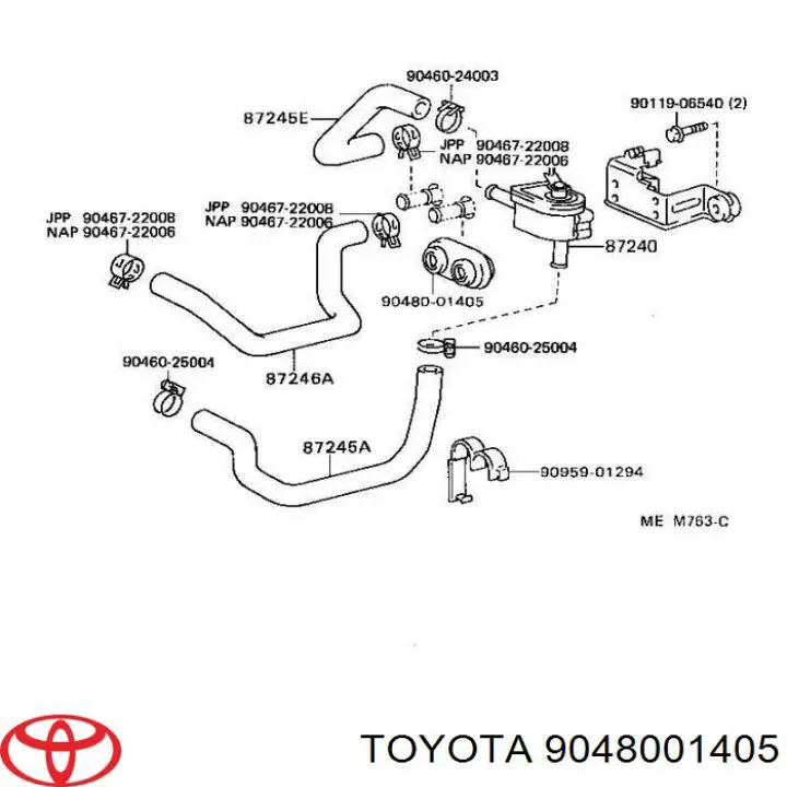  Toyota 9048001405 preço, a partir de 5,57 USD