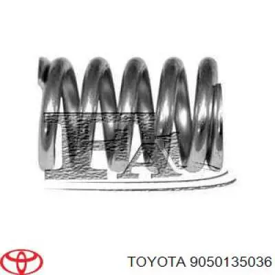 9050135036 Toyota Mola do sistema de escapamento