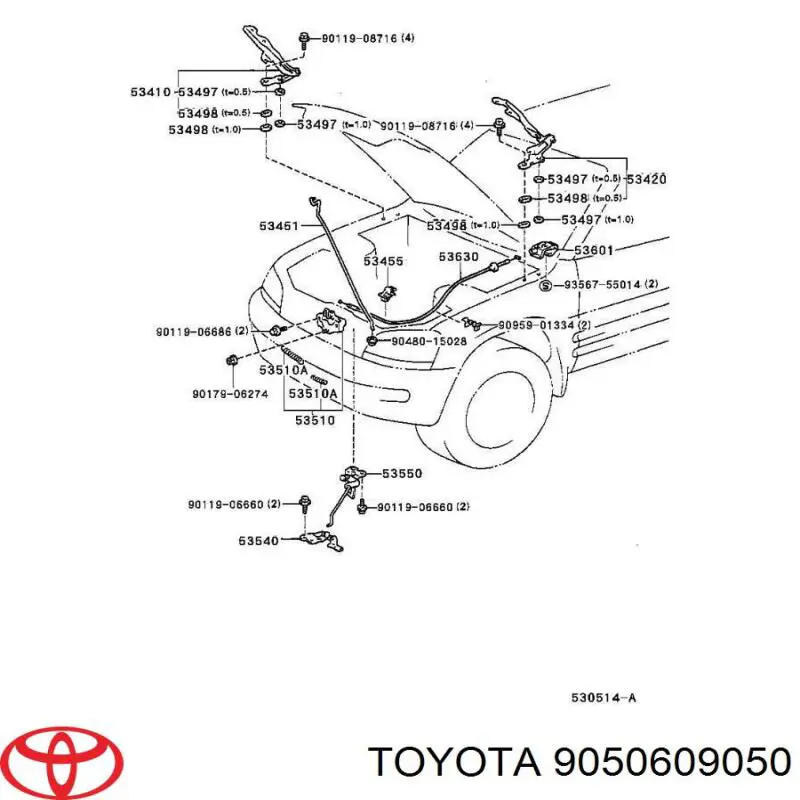  Toyota 9050609050 preço, a partir de 3,00 USD