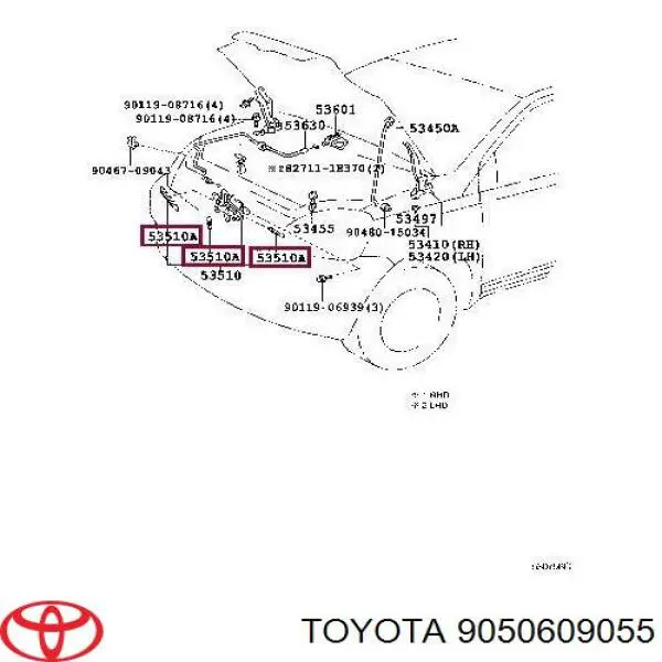  Toyota 9050609055 preço, a partir de 2,97 USD