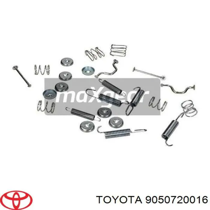 9050720016 Toyota Kit de montagem das sapatas traseiras de tambor
