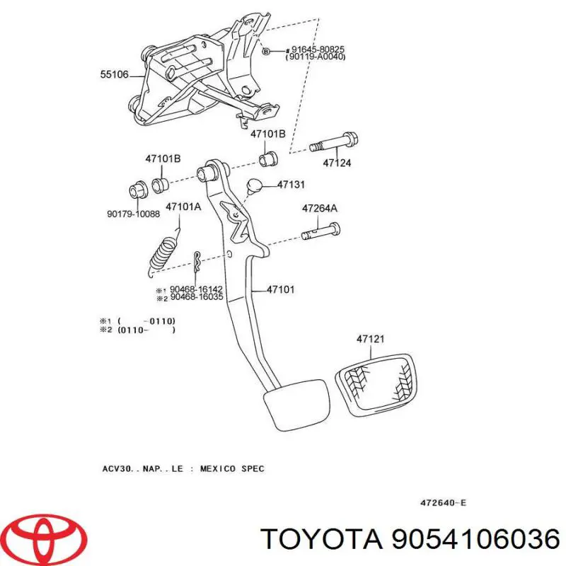  Toyota 9054106036 preço, a partir de 2,20 USD