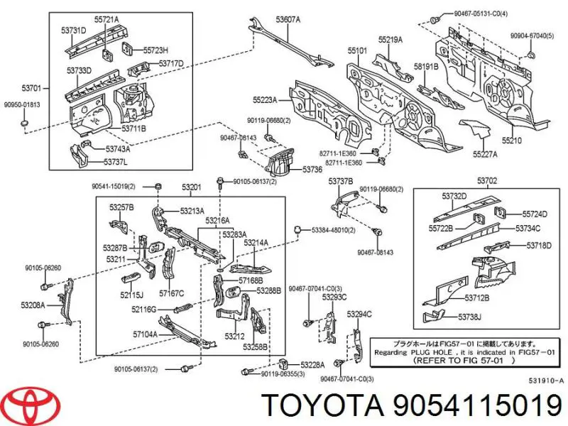 Coxim superior do radiador de aparelho de ar condicionado Toyota 9054115019 preço, a partir de 6,99 USD