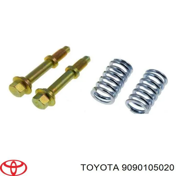 Parafuso do sistema de escape (do silenciador) Toyota 9090105020 preço, a partir de 5,55 USD