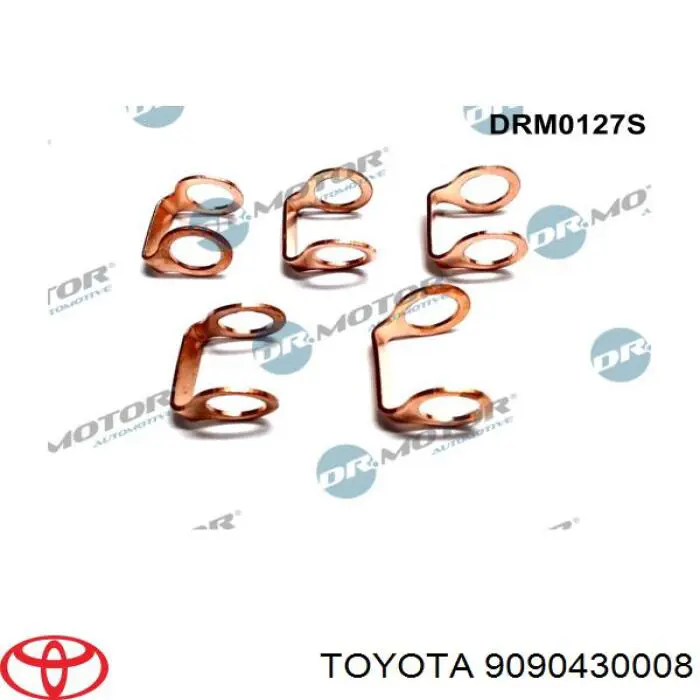 Arruela do injetor superior Toyota 9090430008 preço, a partir de 13,11 USD