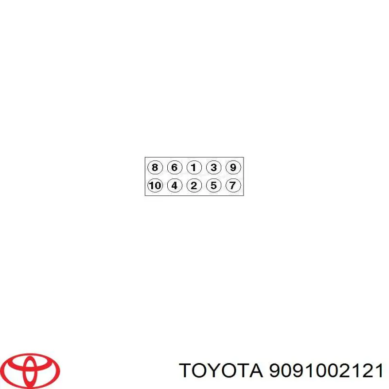 Compre 9010910059 Toyota Parafuso de cabeça de motor (CBC)