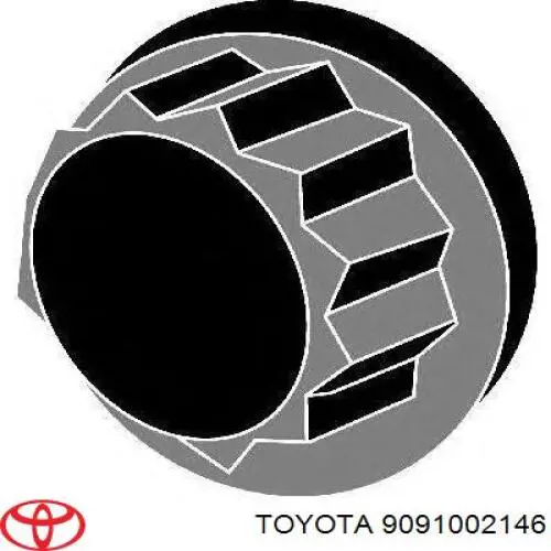 9091002146 Toyota Parafuso de cabeça de motor (CBC)