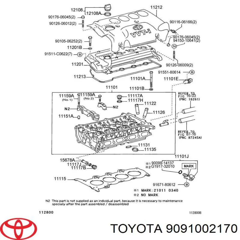 Parafuso de cabeça de motor (CBC) Toyota 9091002170 preço, a partir de 11,13 USD