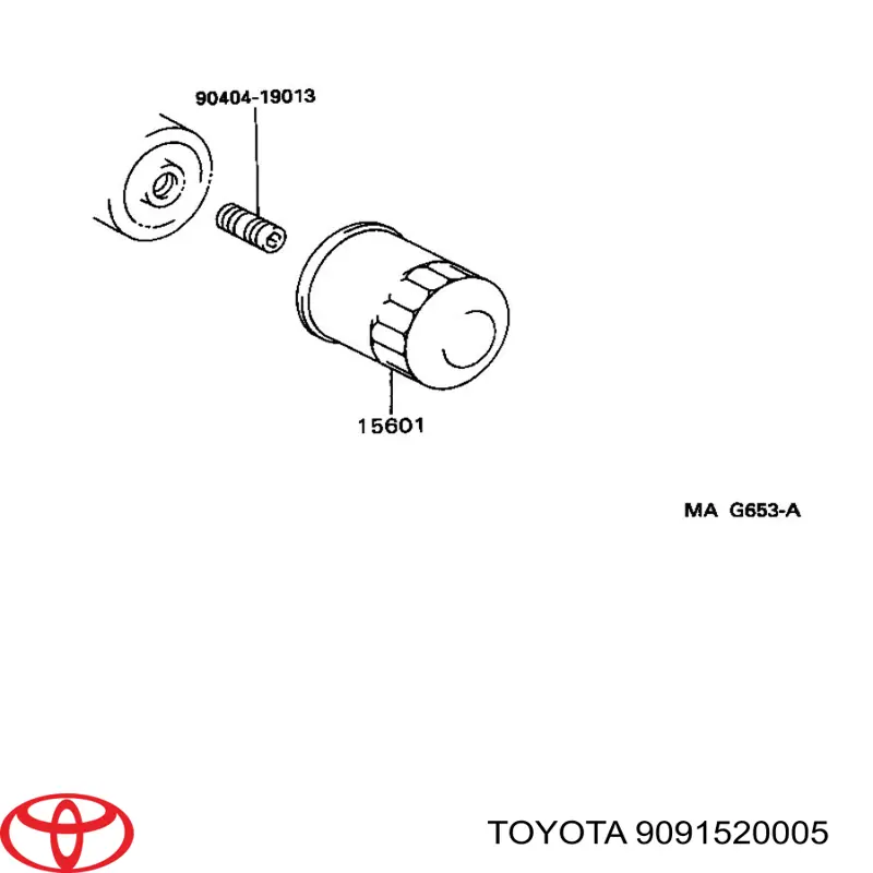 Filtro de óleo Toyota 9091520005 preço, a partir de 10,98 USD