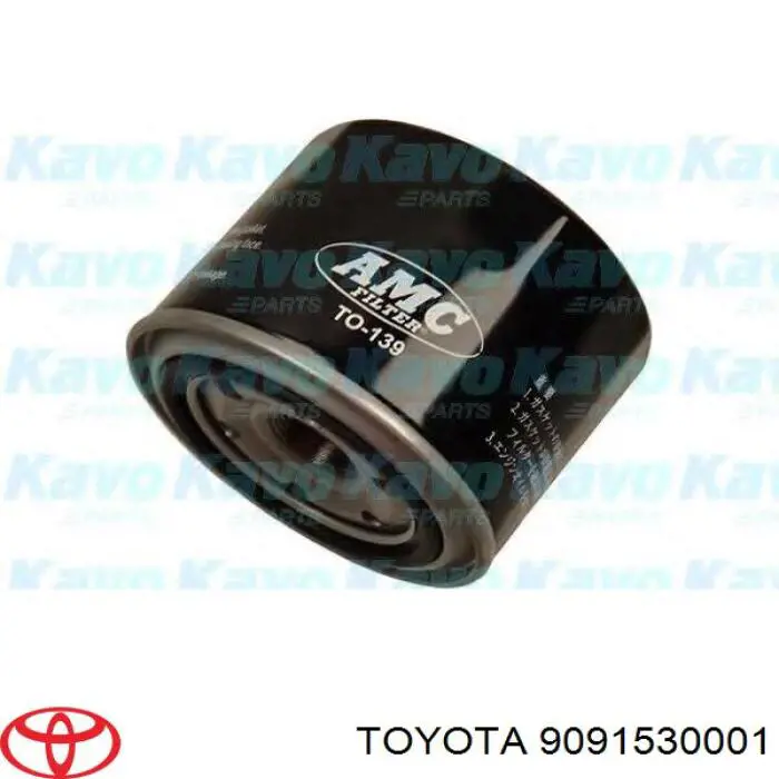 9091530001 Toyota Filtro de óleo