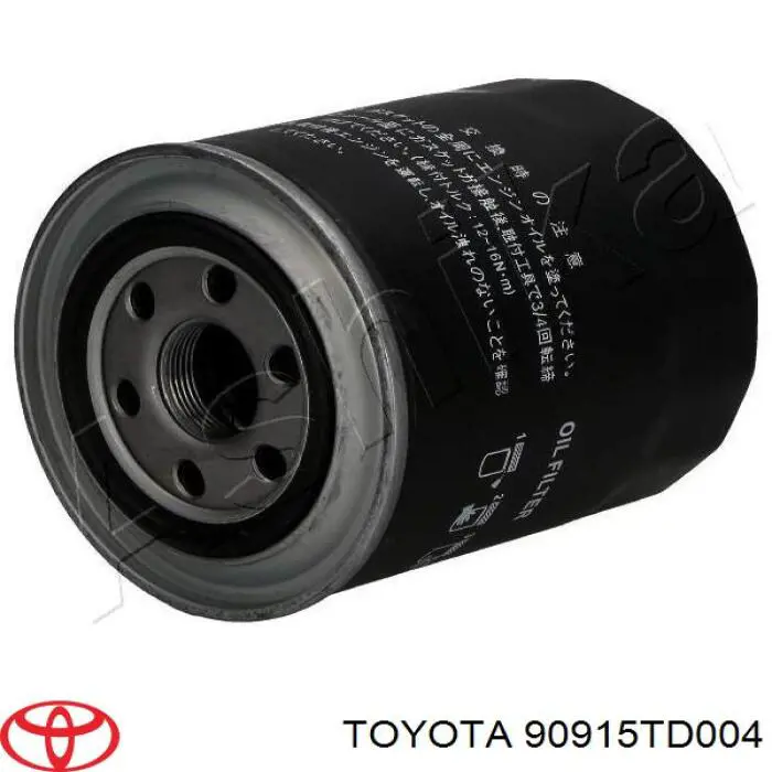 Filtro de óleo Toyota 90915TD004