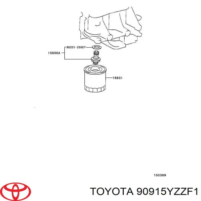 Filtro de óleo Toyota 90915YZZF1 preço, a partir de 5,74 USD