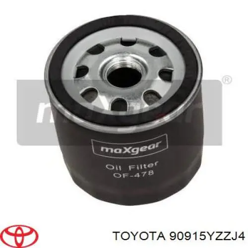 Filtro de óleo Toyota 90915YZZJ4 preço, a partir de 5,55 USD