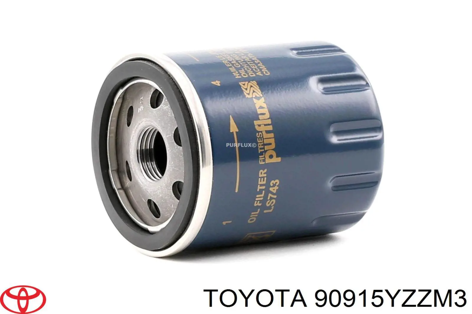 Filtro de óleo Toyota 90915YZZM3 preço, a partir de 6,31 USD