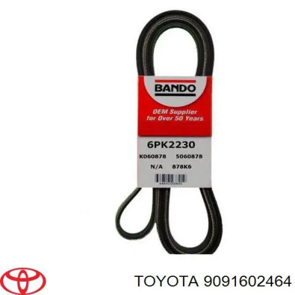 Correia dos conjuntos de transmissão 9091602464 Toyota