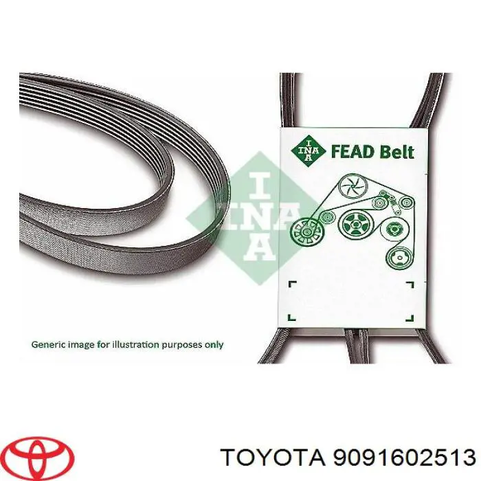9091602513 Toyota Correia dos conjuntos de transmissão