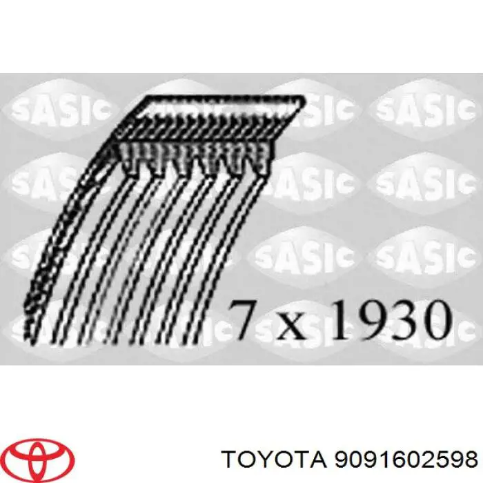 Compre 9091602598 Toyota Correia dos conjuntos de transmissão
