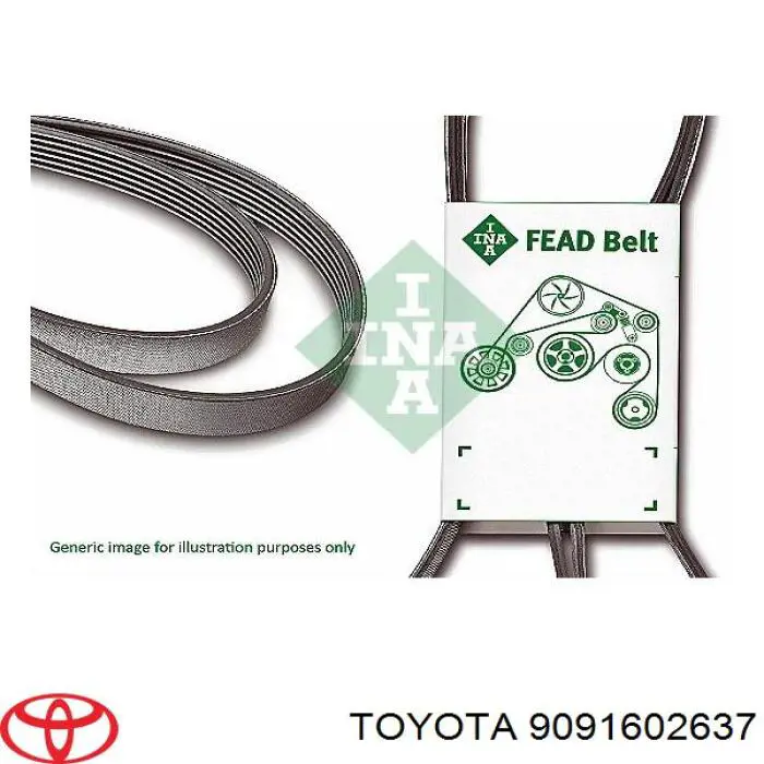 9091602637 Toyota Correia dos conjuntos de transmissão