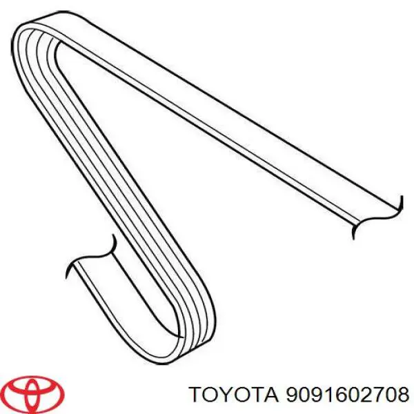 Correia dos conjuntos de transmissão Toyota 9091602708 preço, a partir de 55,21 USD