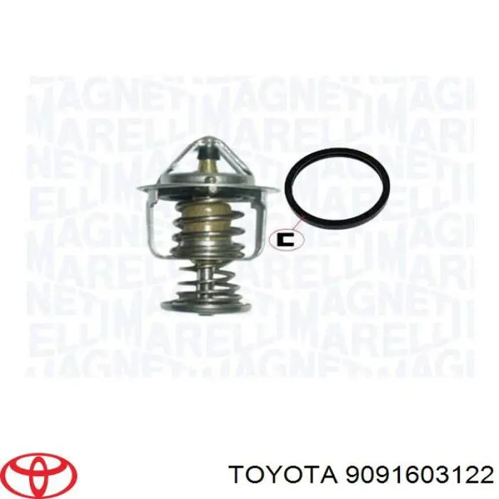 Termostato Toyota 9091603122 preço, a partir de 16,51 USD