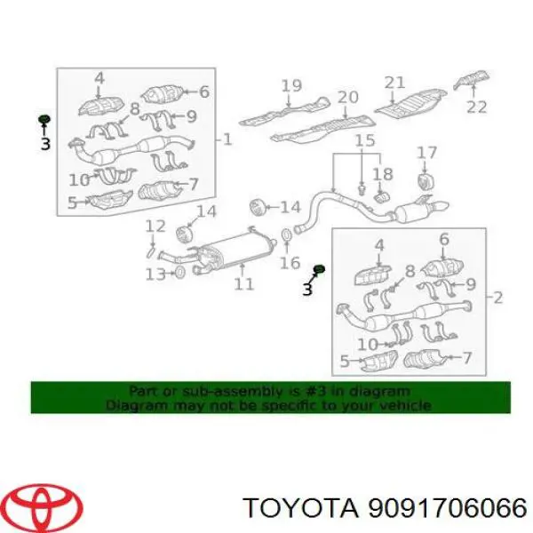 Vedante de tubo de admissão do silenciador Toyota 9091706066 preço, a partir de 3,34 USD