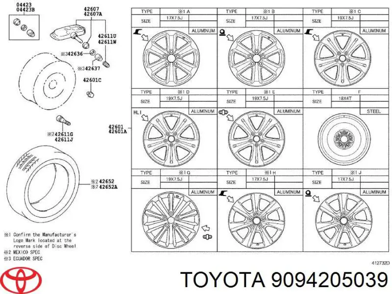  Toyota 9094205039 preço, a partir de 3,08 USD