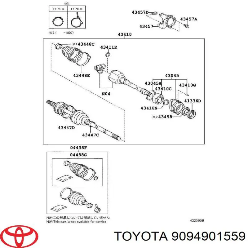 Toyota 9094901559 preço, a partir de 7,56 USD