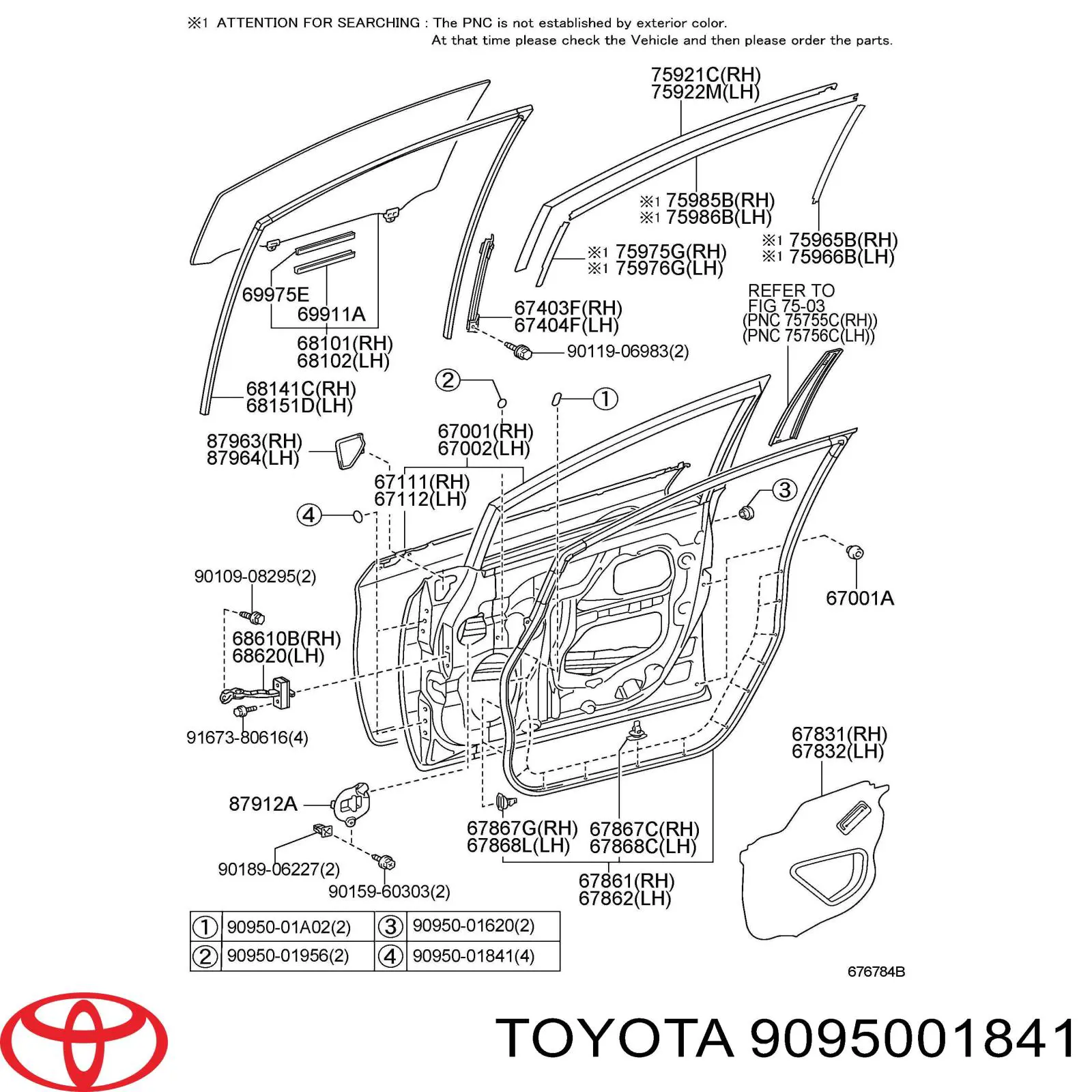  Toyota 9095001841 preço, a partir de 4,16 USD