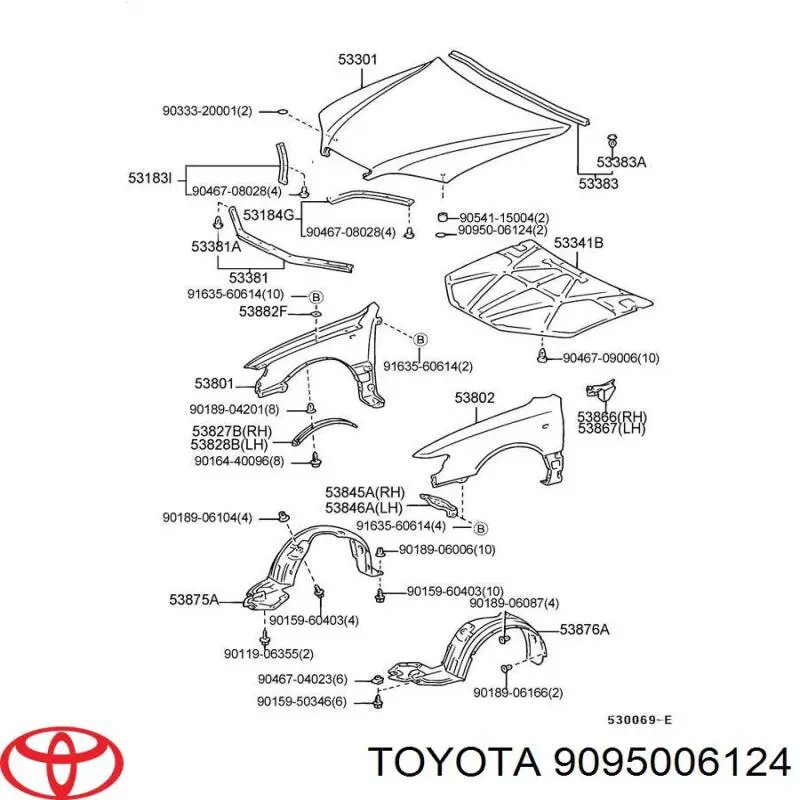 Sensor de abertura da capota Toyota 9095006124 preço, a partir de 3,21 USD