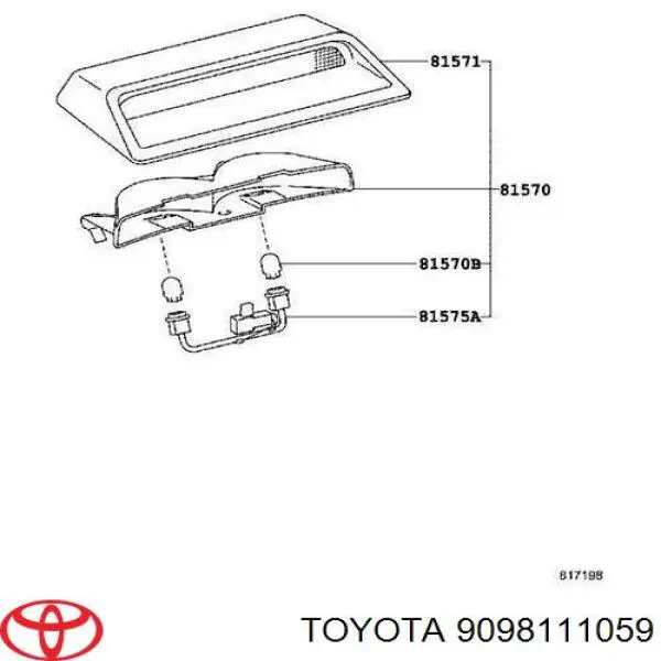 Compre 9098111059 Toyota Lâmpada
